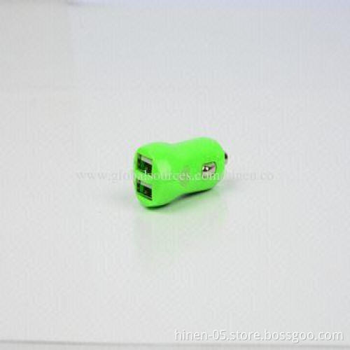 Car Charger with 5V/3.1A Output, Shell Made of Fire-proof Material